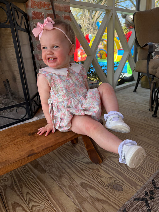 Floral  W/Side Bows Bubble