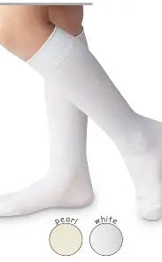 White Knee Socks-XS 6-11