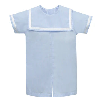Blue Sailor Romper