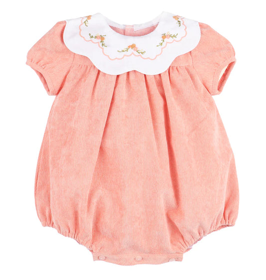 Emb. Scallop Collar Bubble