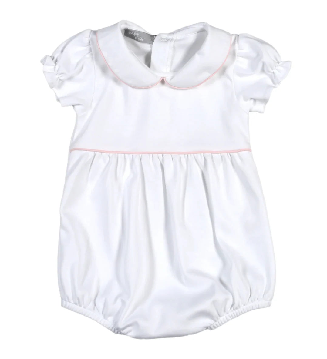 Isabella White/Pink Pima Bubble