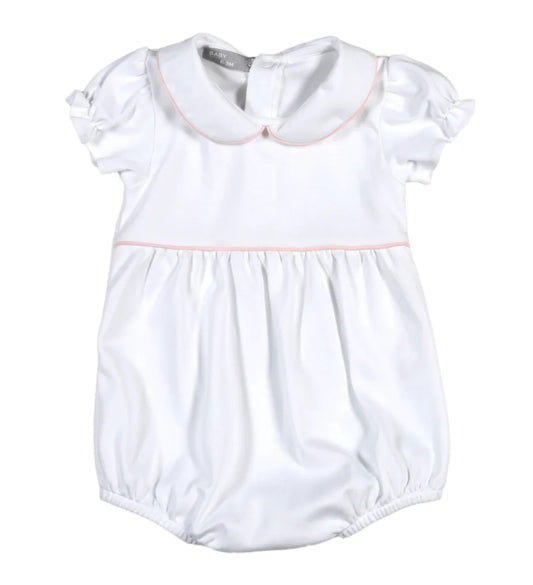 Isabella White/Pink Pima Bubble