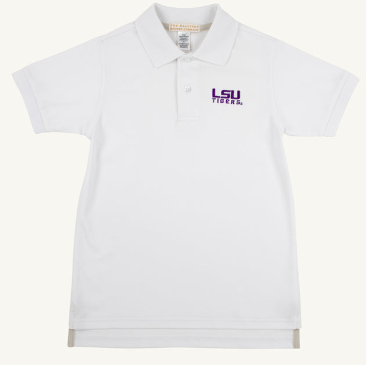 LSU White Polo