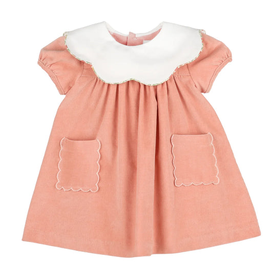 Vintage Pink Corduroy Dress