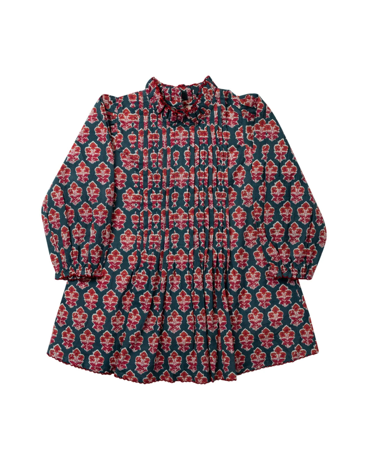 Imari Block Print Dress