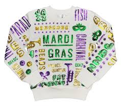 All Things Mardi Gras Sweatshirt