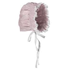 Pink smock bonnet