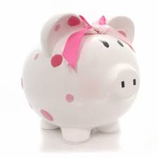 Pink Multi-Dot Bank