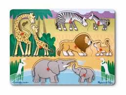 Safari peg puzzle
