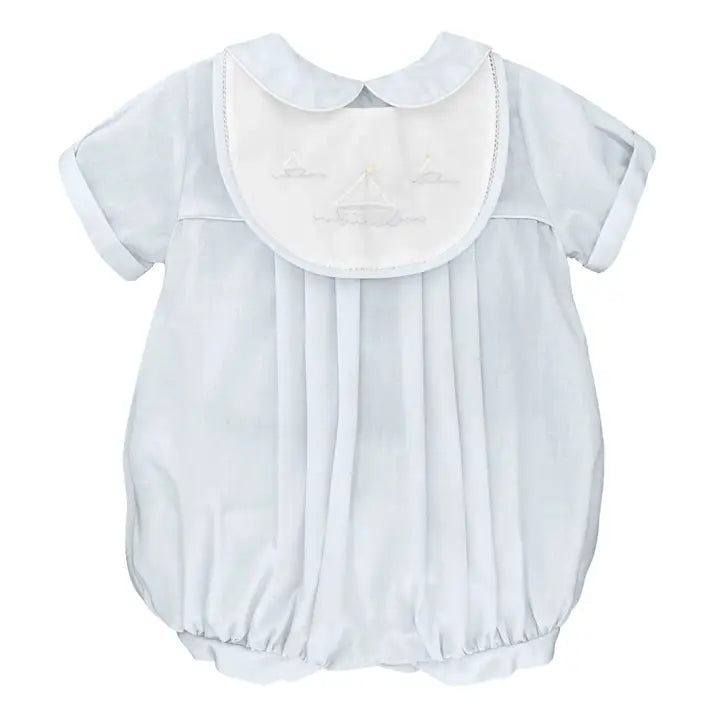 Boat Bib Romper W/Hat