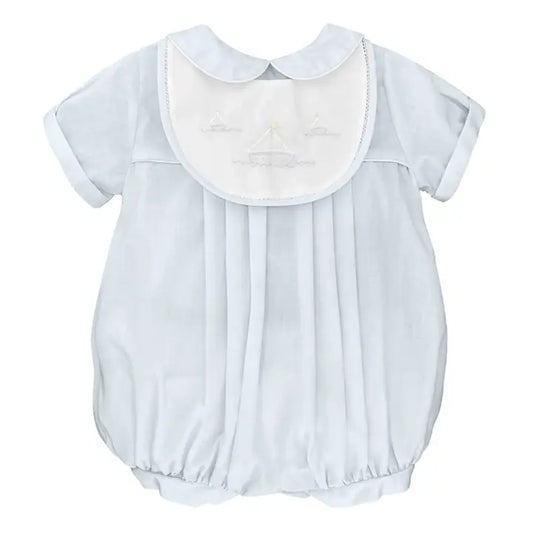 Boat Bib Romper W/Hat