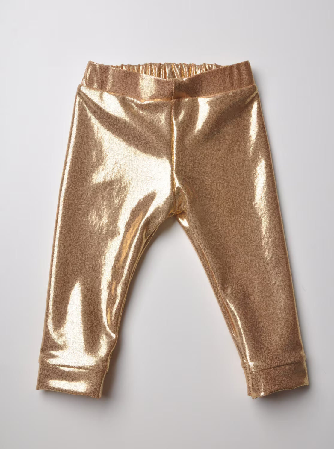 Gold Metallic Leggings