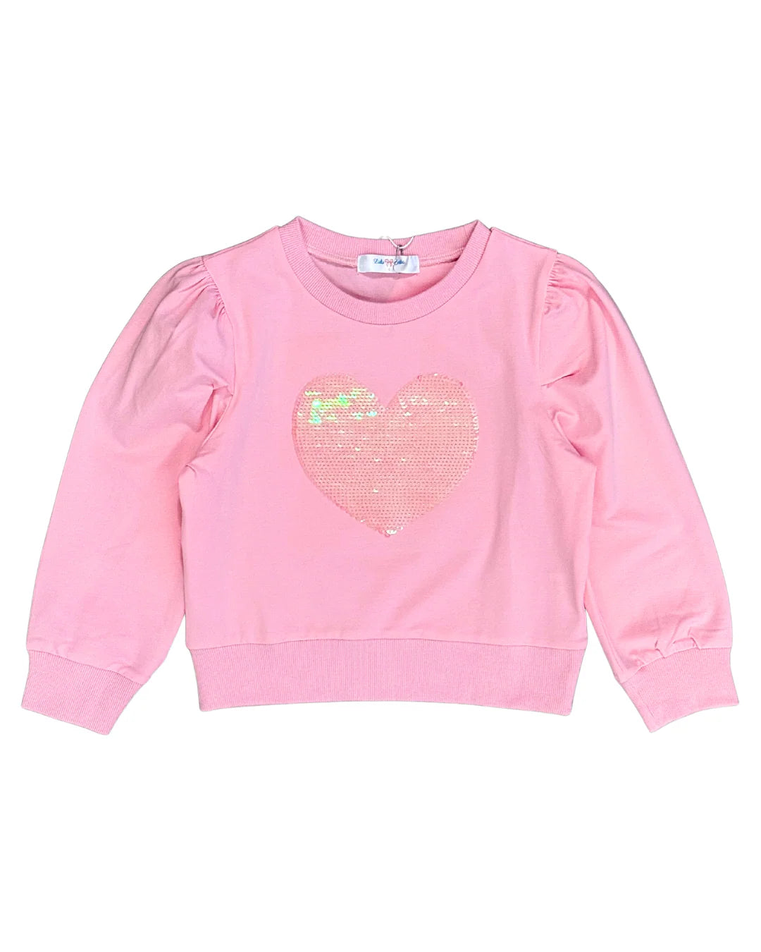 Sequin Pink Heart Top