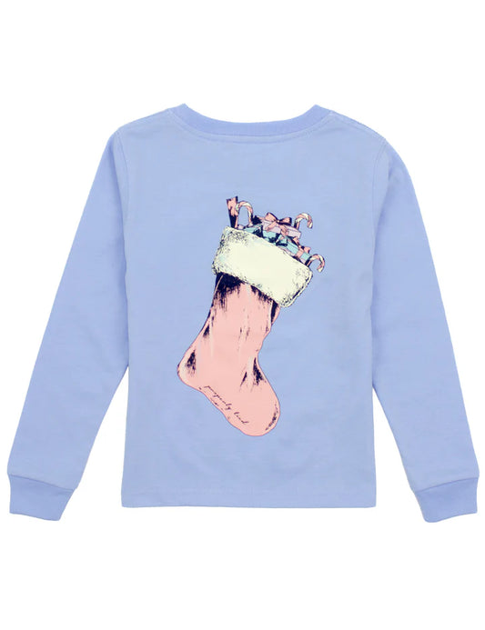 Stocking  Lt. Blue Tee