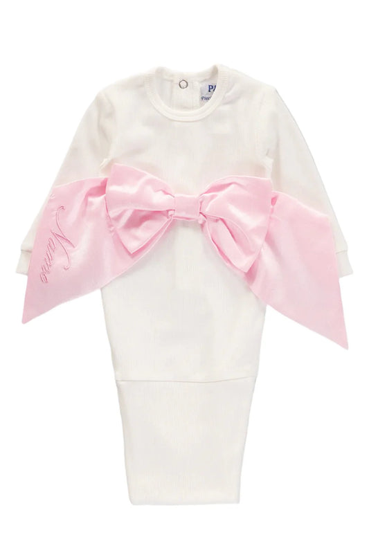 Receiving Swaddle Pink Bow