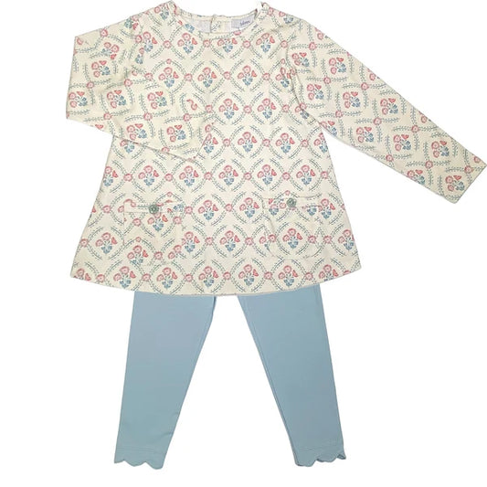 Mum Flower Legging Set