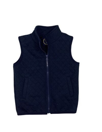 Navy Quilted Vest
