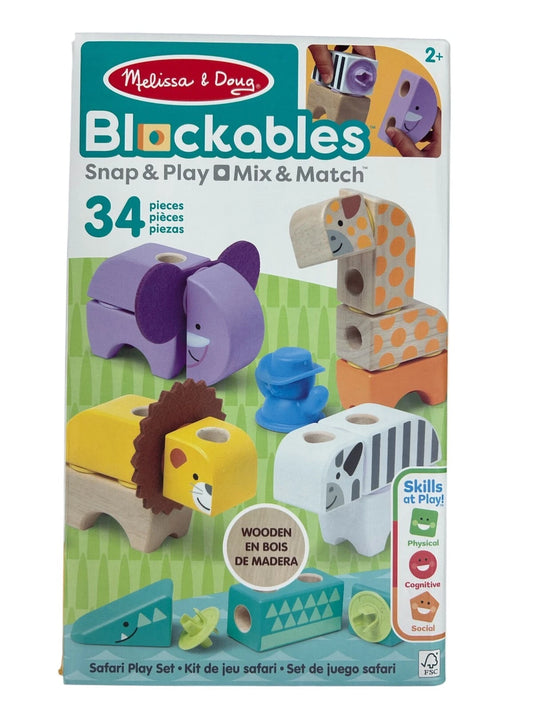 Blockables Safari Play Set