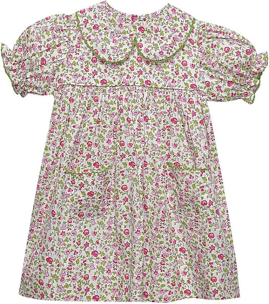 Fuchsia Pink Floral Dress