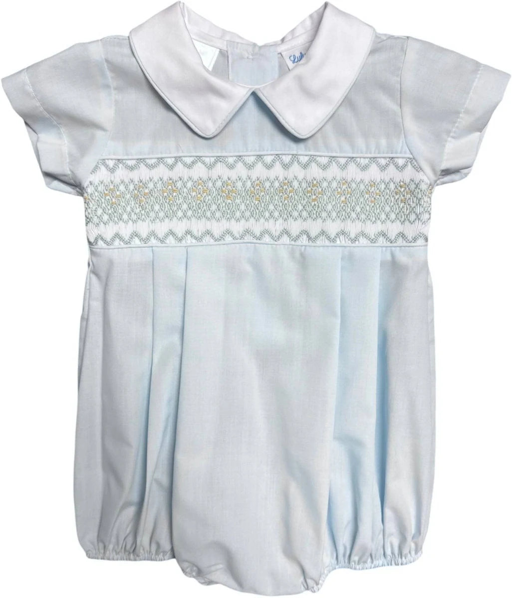 Smocked Blue Bubble
