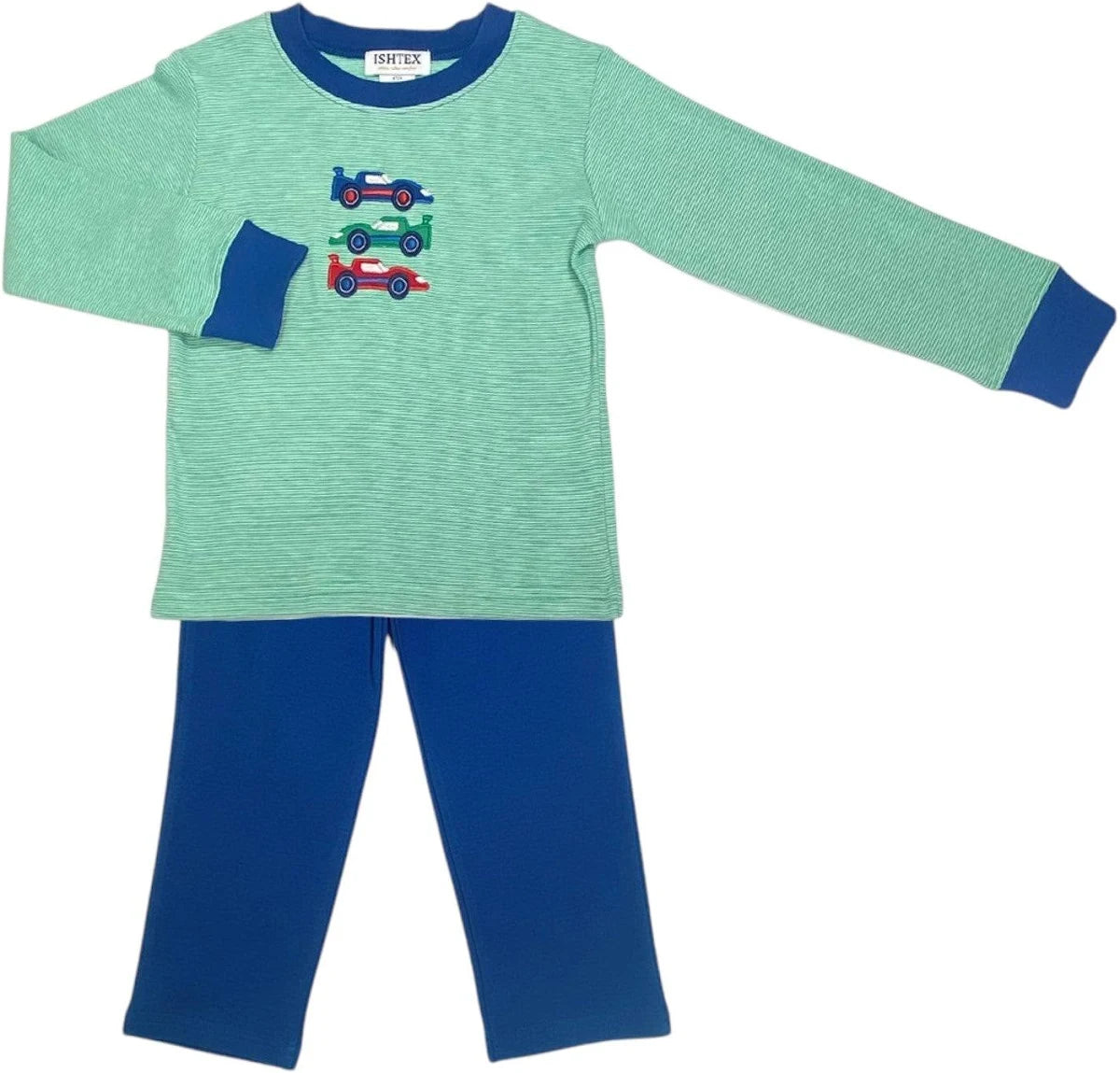 Race Car Applique Pant Set