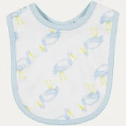 Sir Proper Stork bib blue