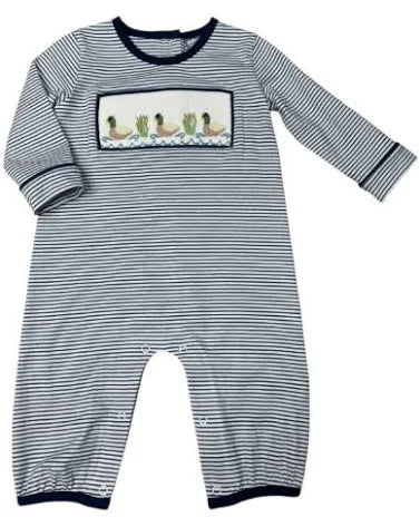 Mallard Duck Smocked Romper