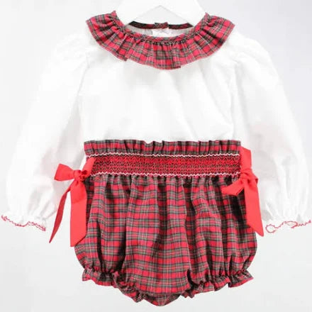Red Plaid Sarah Set