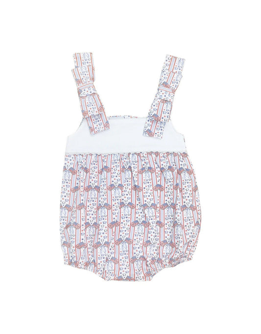 Patriotic Bow Shoulder Bubble