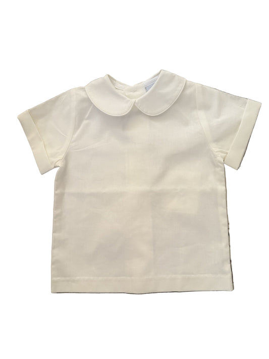 Cream  Boys collar shirt