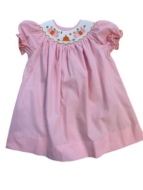 Pink Pumpkin Smock Bishop