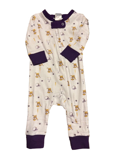 Yellow Tiger Zipper Coverall