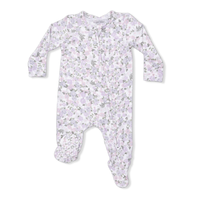 Shannon Floral Zipper Footie