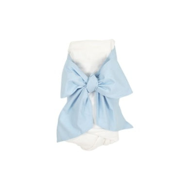 Bow Sash Swaddle-blue