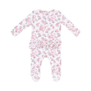 Ribbon and Flowers Footie