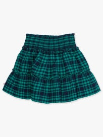 Hayden Plaid Skirt w/Navy Shirt