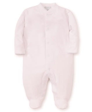 Basic Footie Pink/White-NB