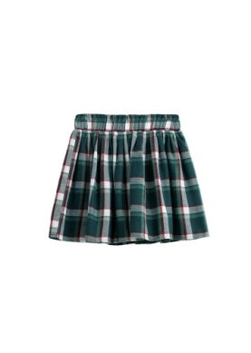 Cloud Top w/ Evergreen Skirt Set