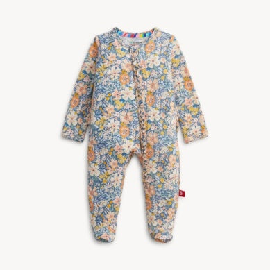 Flora Ruffle Footie