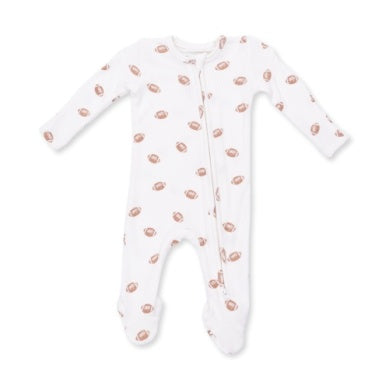 Mini Footballs 2-Way Zipper Footie