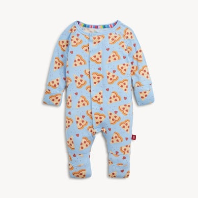 Blue Pizza My Heart Coverall