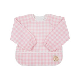 Biscuit Bib Palm Beach Pink Gingham NS