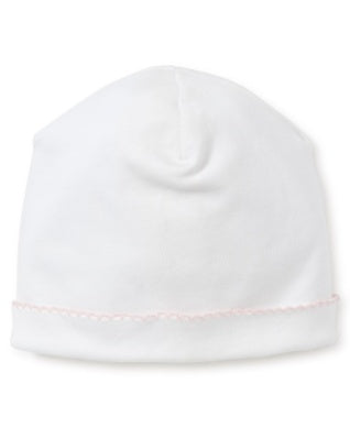 Basic White Hat/Pink Trim