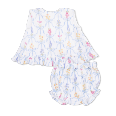 Ribbon Bouquets Top & Bloomer